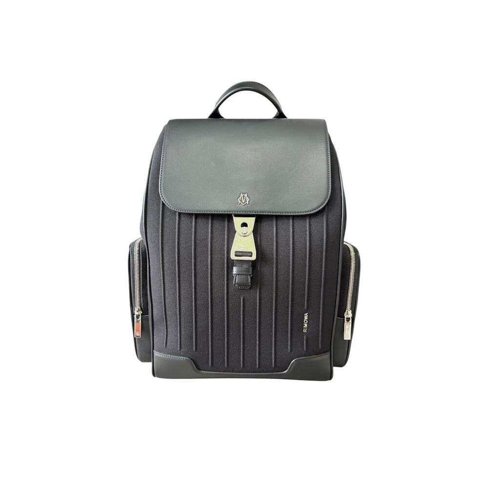 Rimowa Never Still Canvas Flap Large Black Backpack
